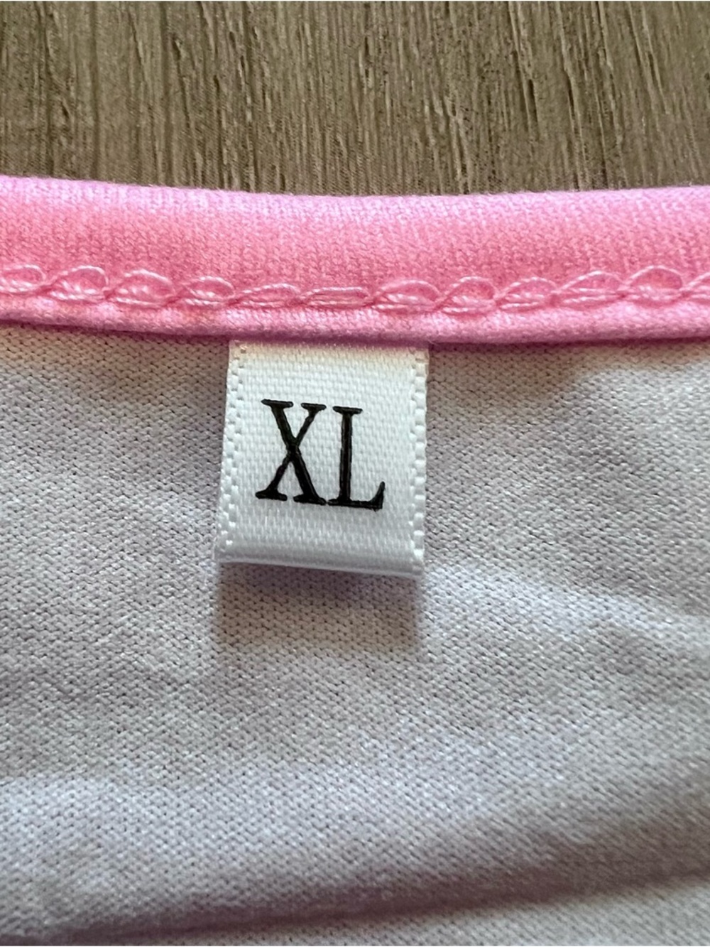 Pink to White Ombre Bodycon Dress scoop neck short sleeve midi lightweight NWOT - Picture 6 of 9
